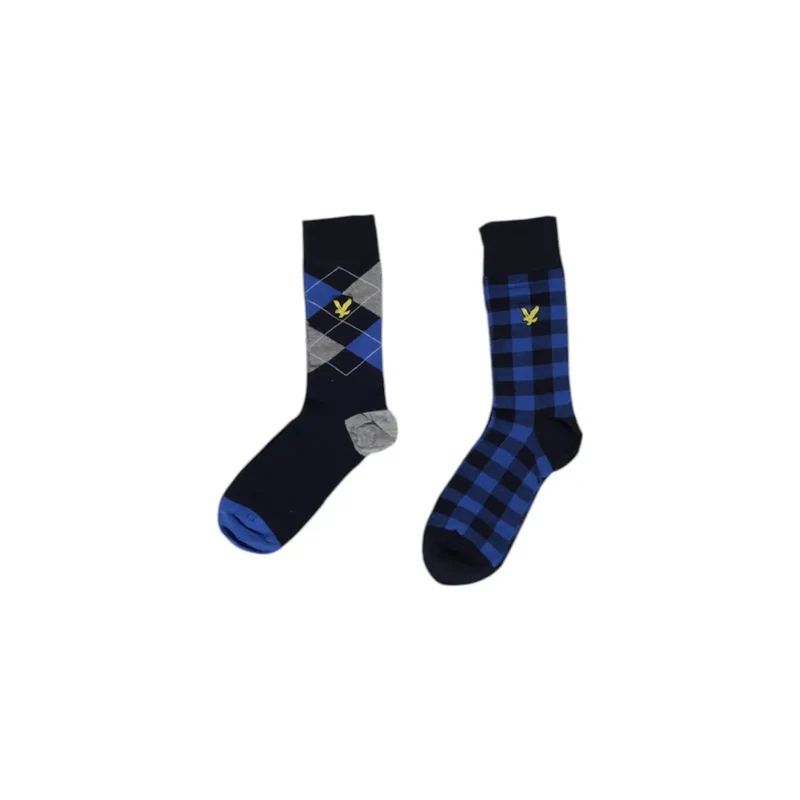 Lyle and Scott Herrenunterwäsche Blau Baumwolle Geometrisches