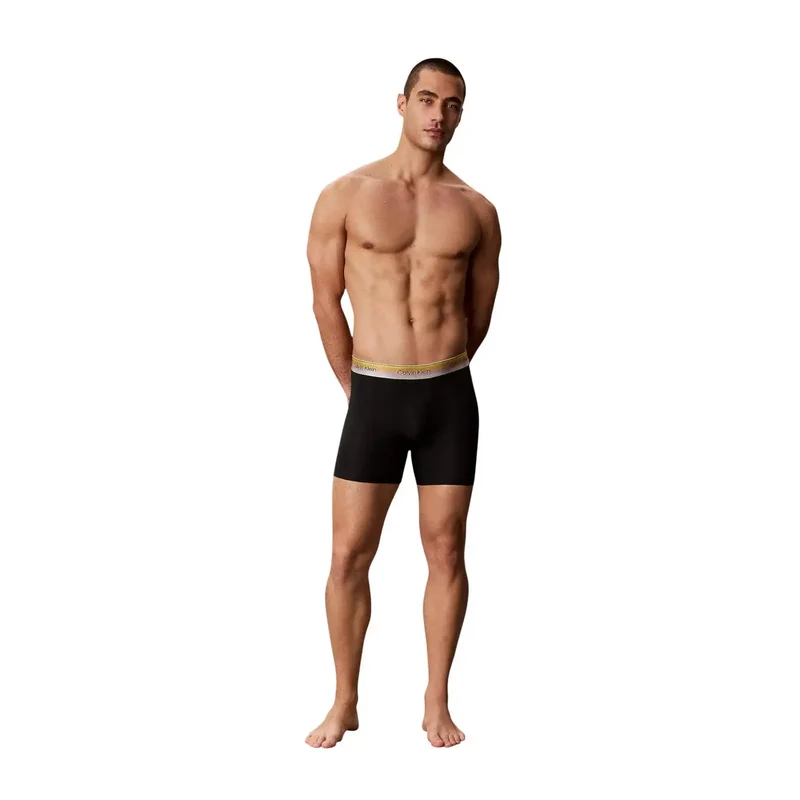Calvin Klein Herren Boxershorts, schwarz, Baumwoll-Stretch
