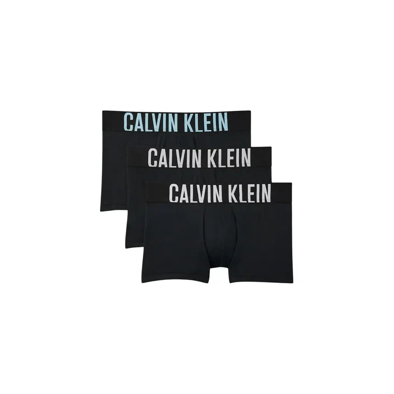 Calvin Klein Herren-Baumwoll-Badehosen, schwarz, 3er-Pack