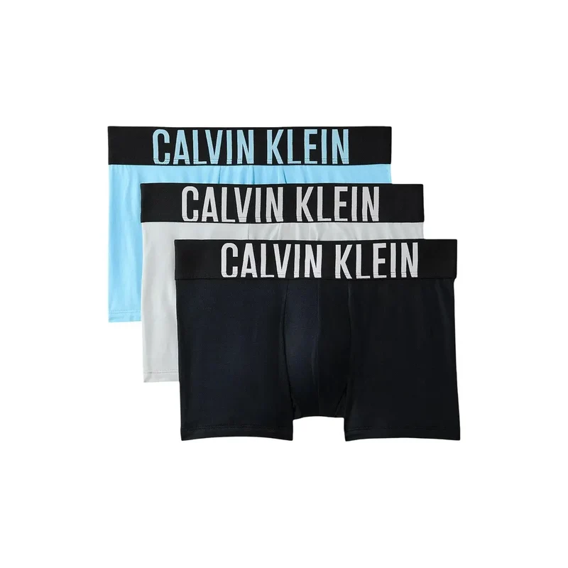 Calvin Klein Herren-Baumwoll-Badehosen, schwarz, 3er-Pack