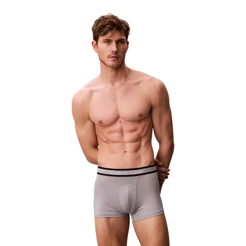 Calvin Klein Herren-Trunks aus grüner Baumwolle