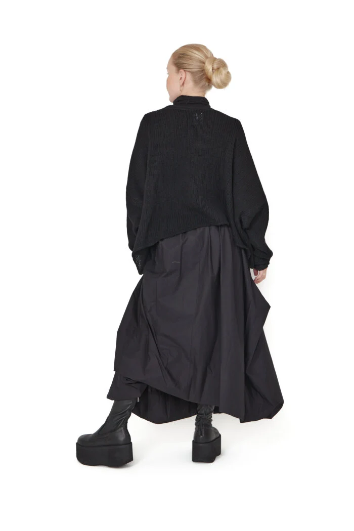 Sort Aarhus Grobstrick Pulli