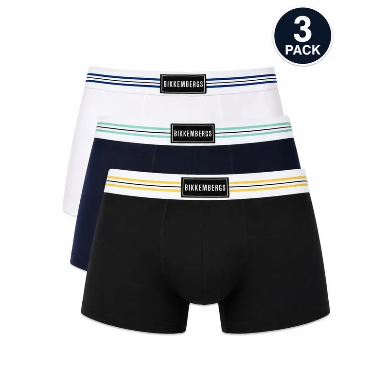 Bikkembergs Weiße Stretch-Unterwäsche aus Baumwolle für Herren