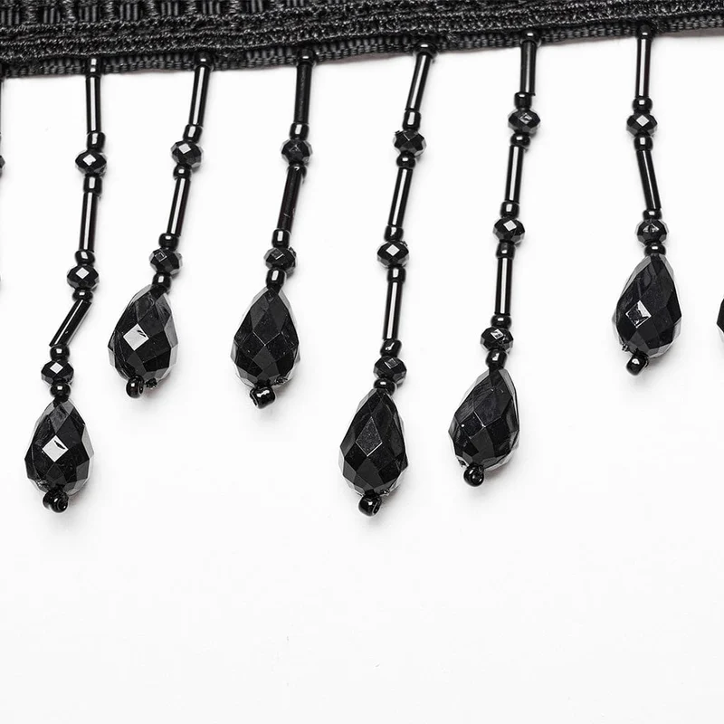 Gotischer Perlen-Spitzen-Choker für Damen