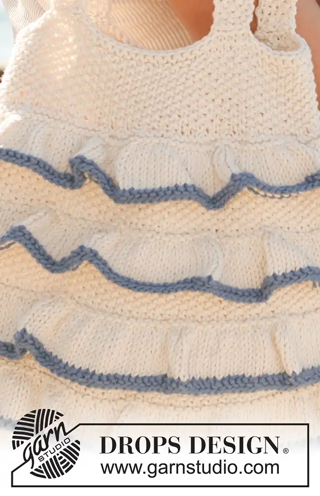 Tasche mit Rüschen Andalucia (Strickset)