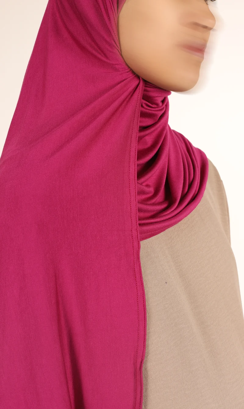 Viskose Instant Hijaab FNR – Fuchsia