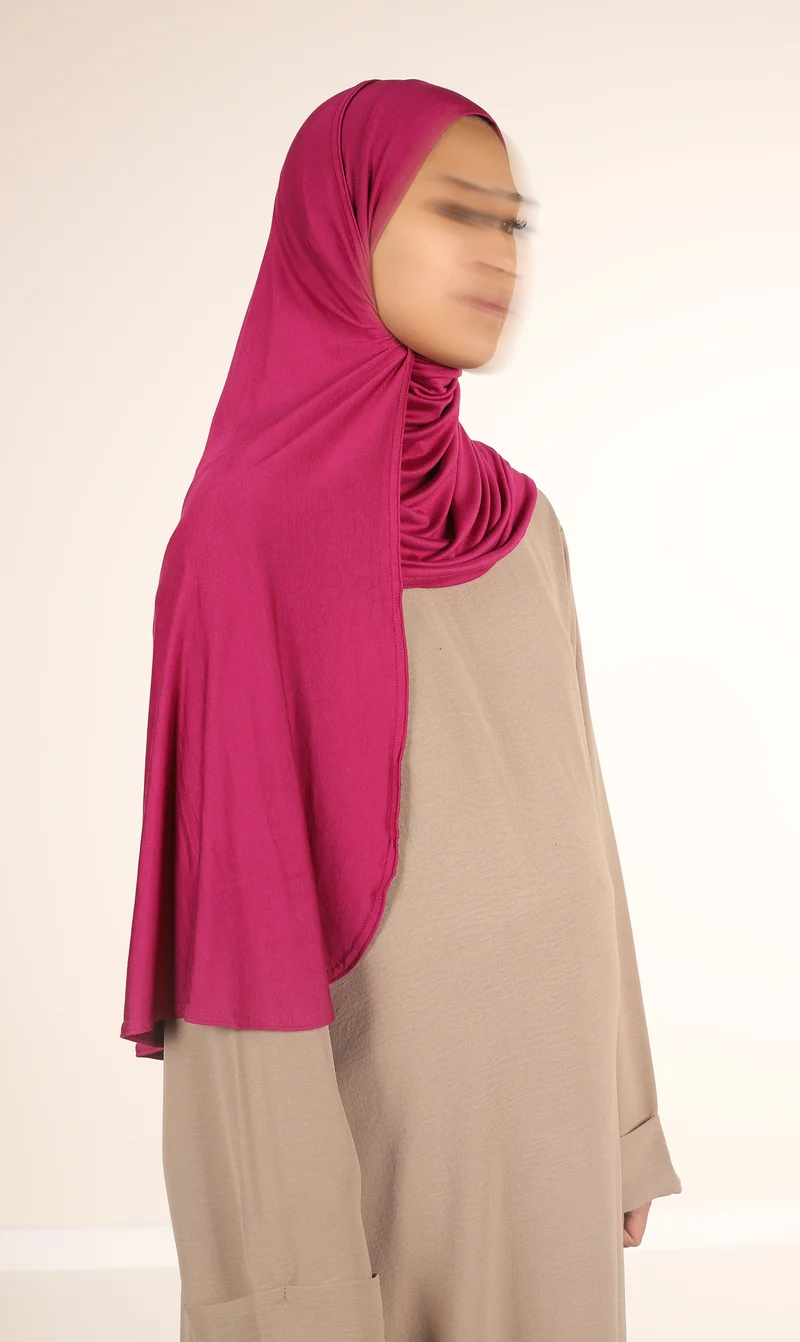 Viskose Instant Hijaab FNR – Fuchsia