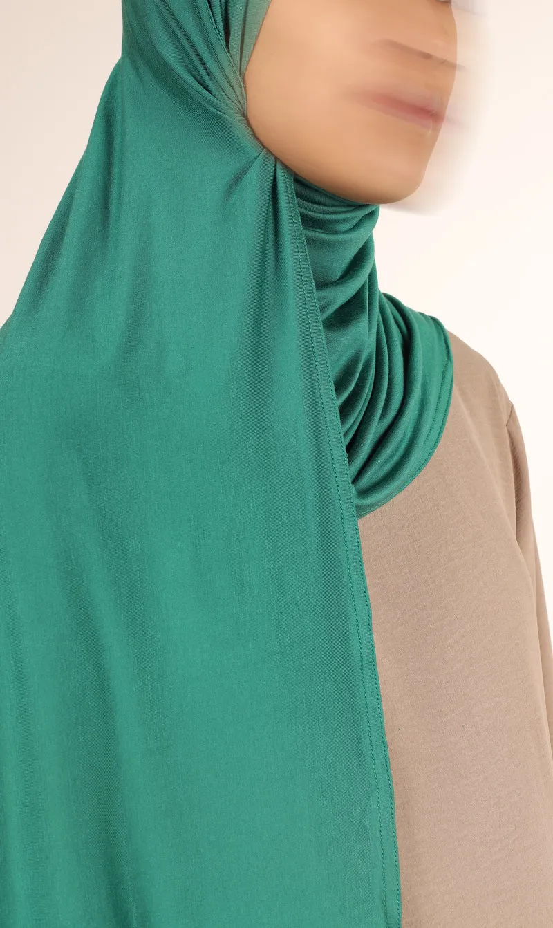 Viskose-Instant-Hijab FNR – Grasgrün