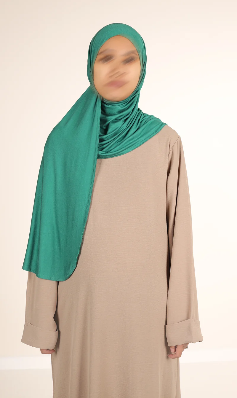 Viskose-Instant-Hijab FNR – Grasgrün