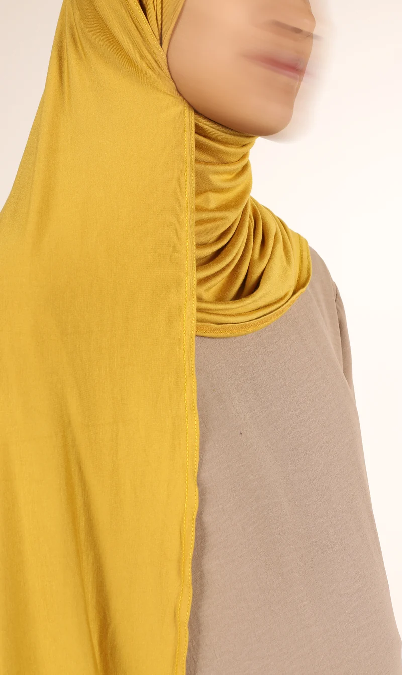 Viskose Instant Hijaab FNR – Senf