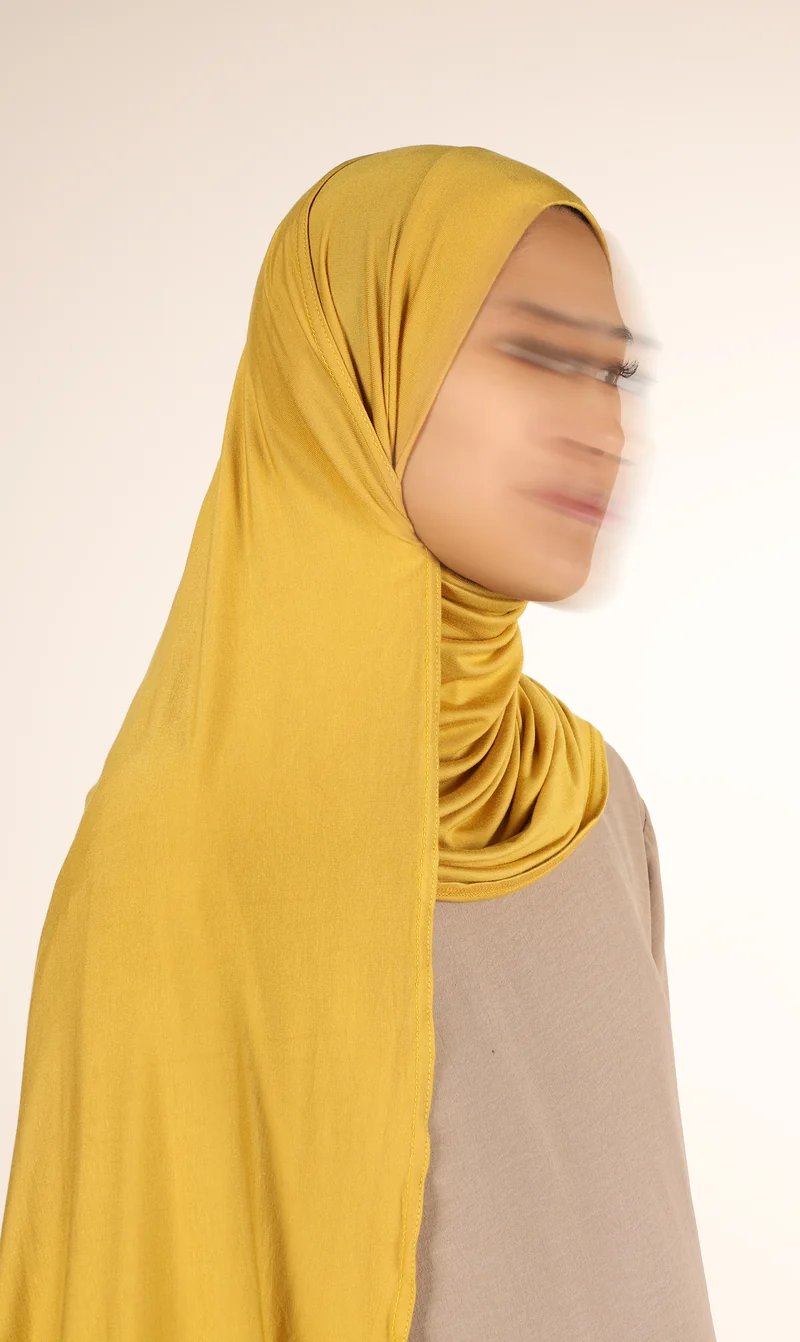 Viskose Instant Hijaab FNR – Senf