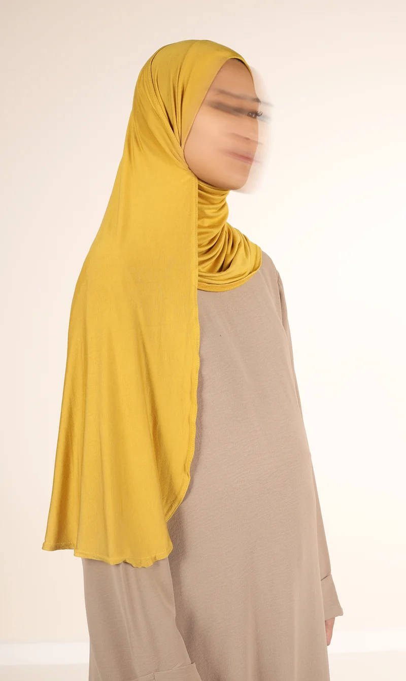 Viskose Instant Hijaab FNR – Senf