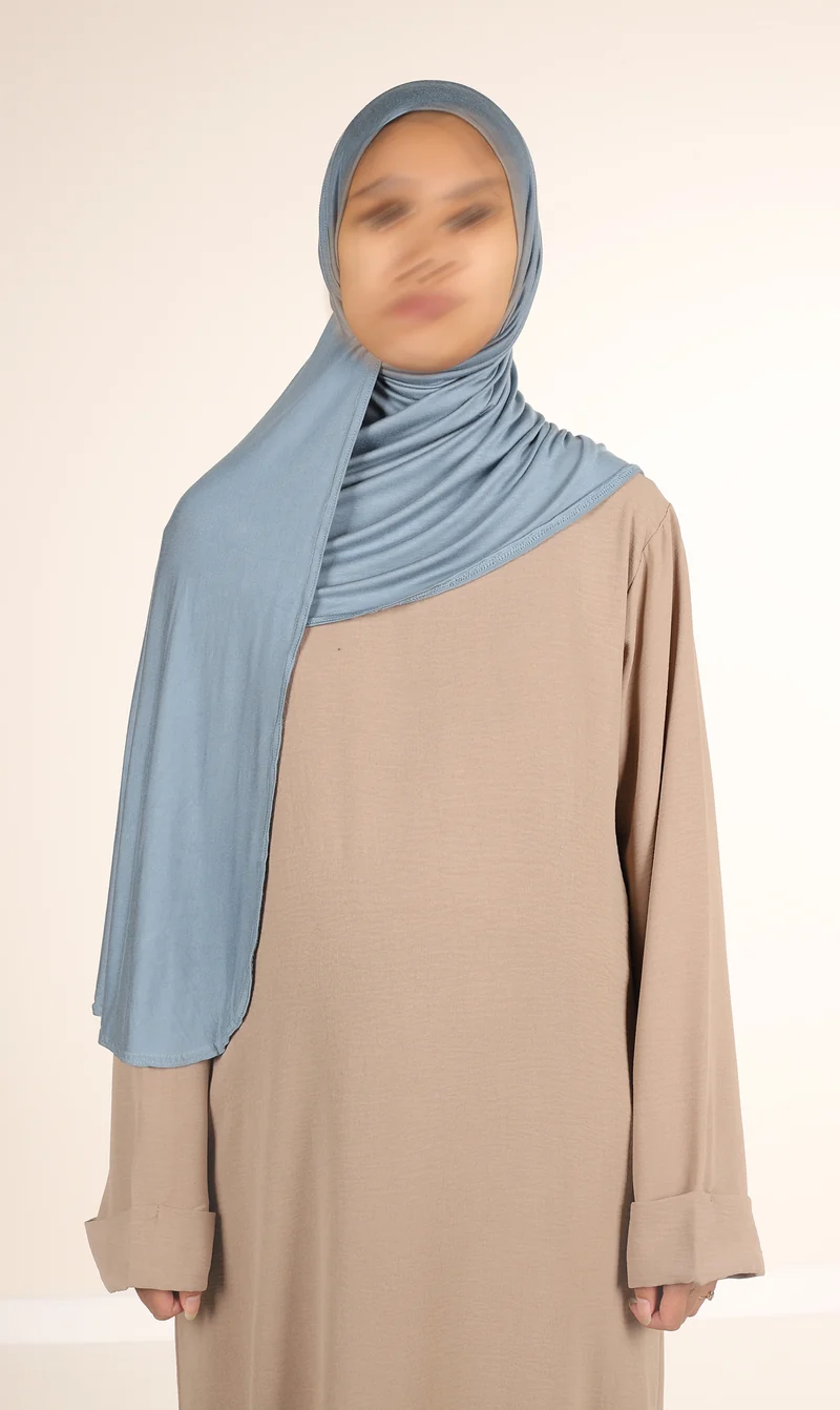 Viskose Instant Hijaab FNR - Jeansblau
