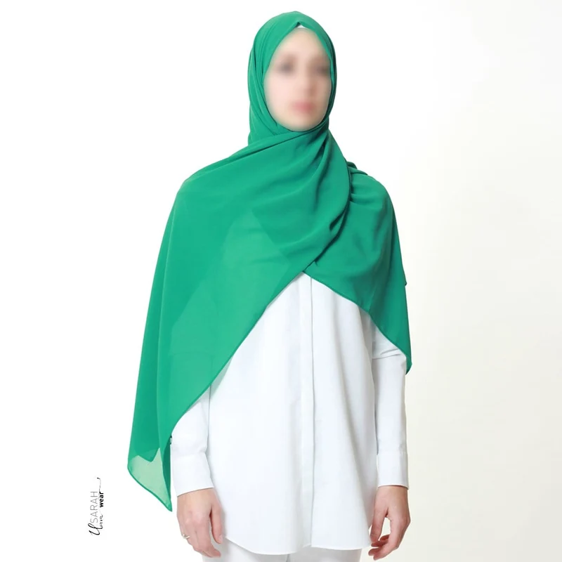 Kreppschal Medium Viridian