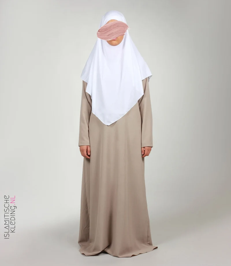 Chiffon Khimar Weiß