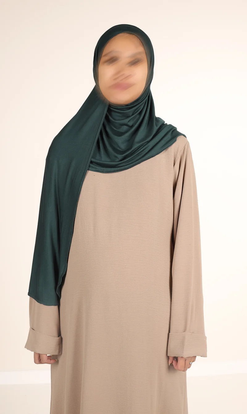Viskose Instant Hijaab FNR - Waldgrün