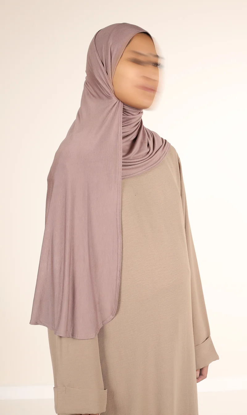 Viskose Instant Hijaab FNR - Cool Taupe