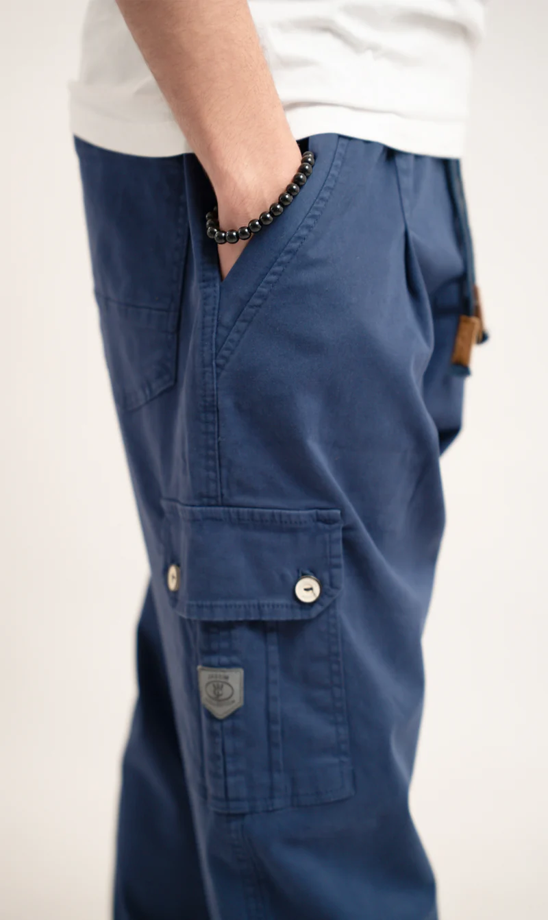 Jassim Chino Cotton - Marineblau