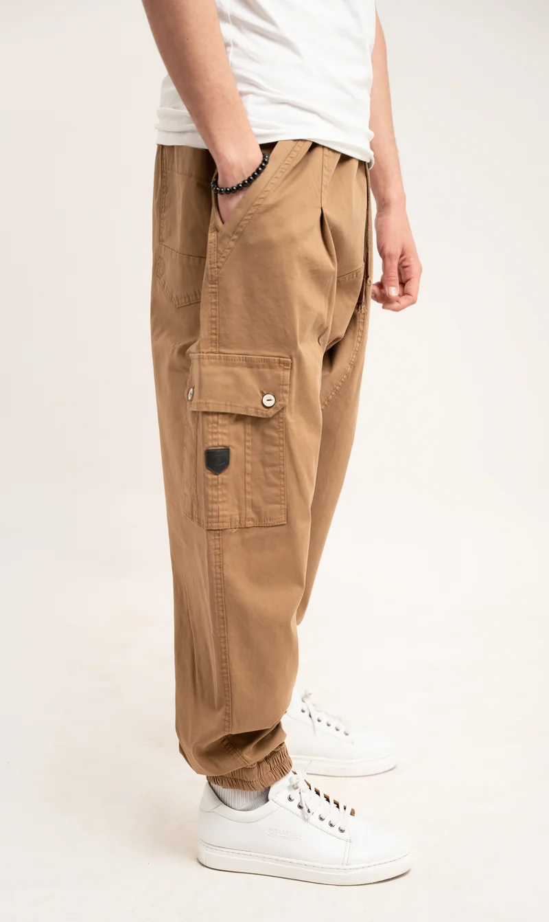 Jassim Chino Baumwolle - Taupe