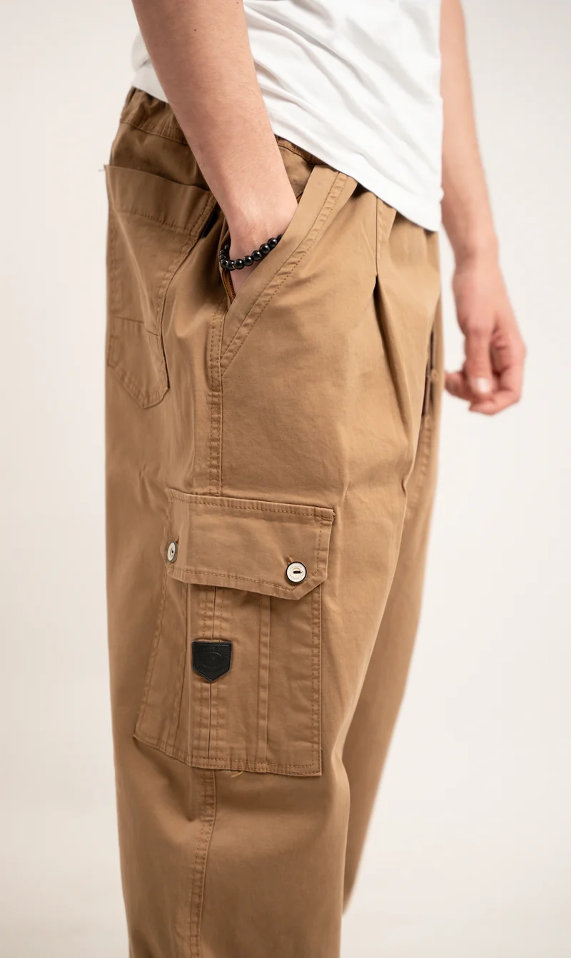 Jassim Chino Baumwolle - Taupe