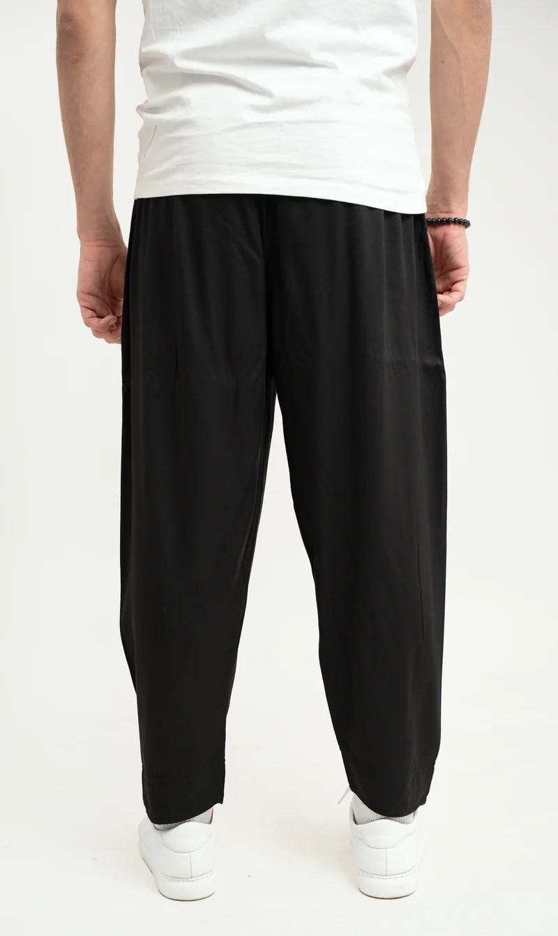 Relax-Viskose-Hose – Schwarz