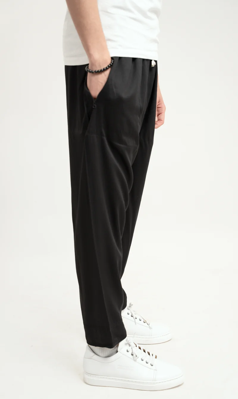 Relax-Viskose-Hose – Schwarz