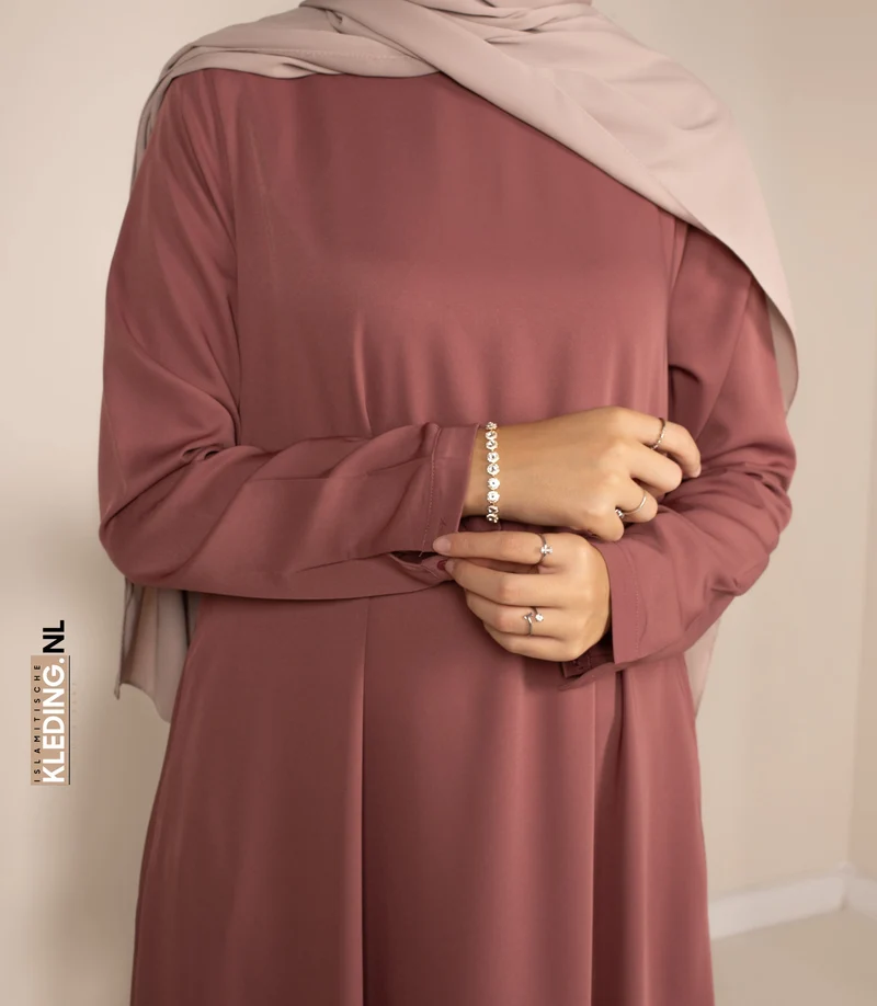 Abaya A-Linie – Ellysa – Wood Rose