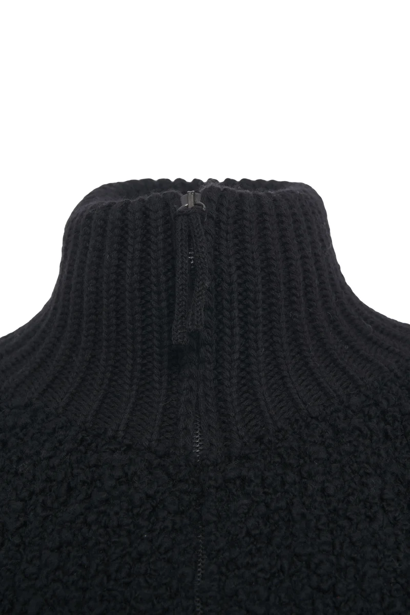 Giacca in maglia stile bomber