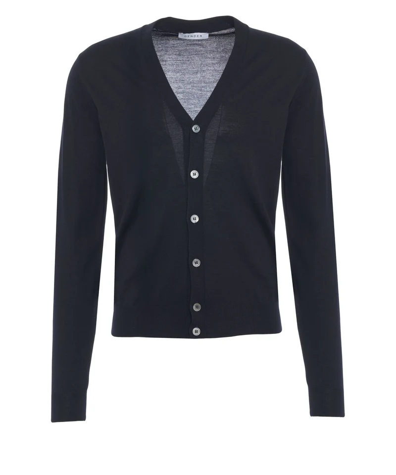 Cardigan con scollo a v