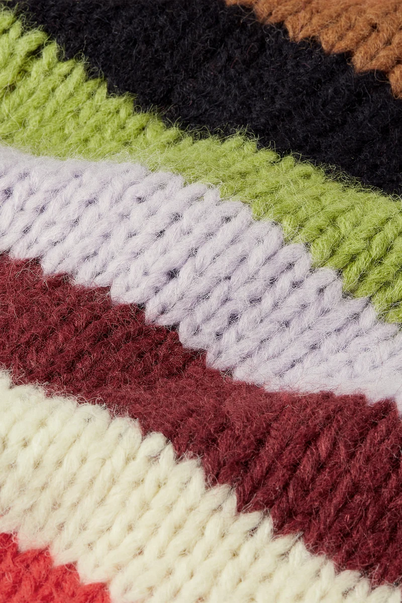 Raglan Cardi Campo Knit Stripe