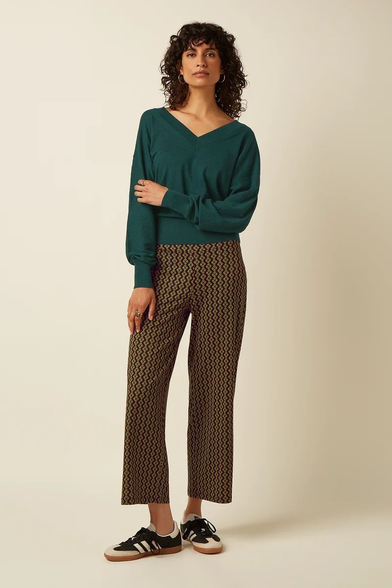 Mauve V Top Cocoon