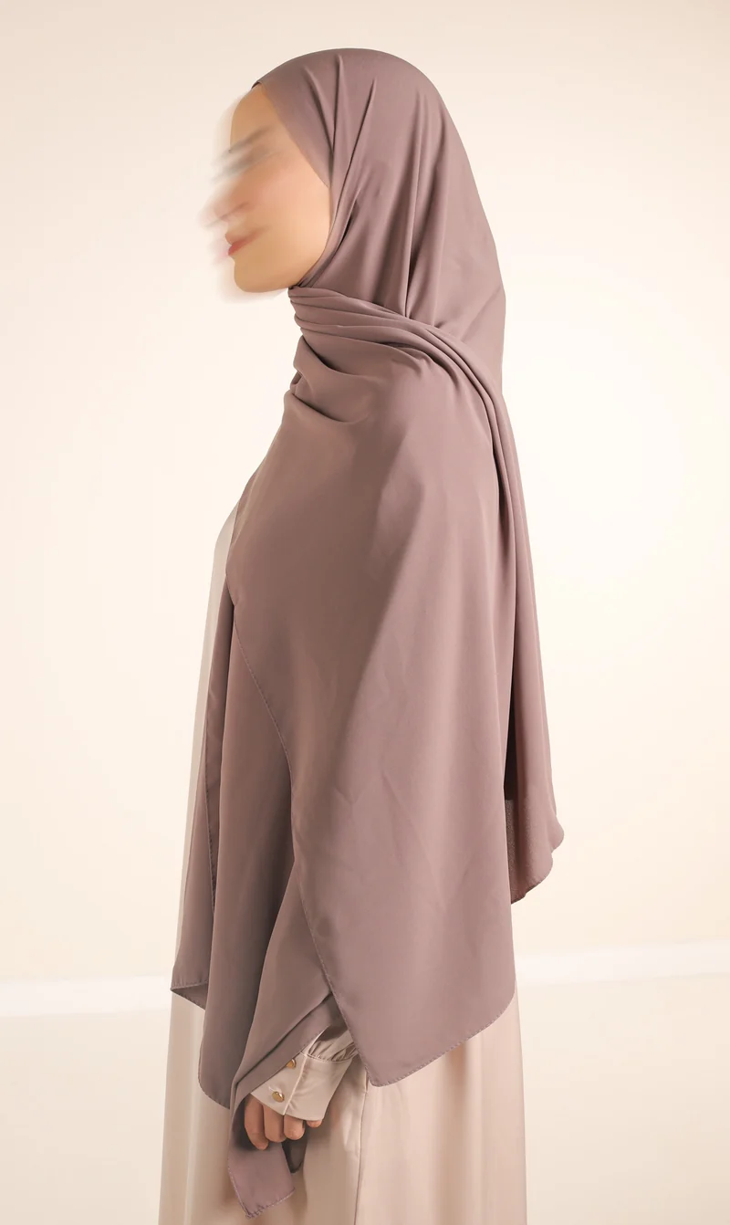 Perlenschal 70*200 Founara - Taupe