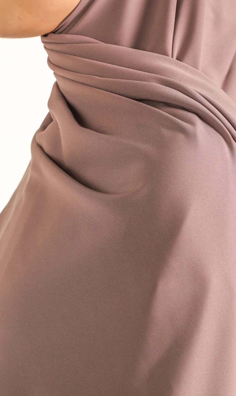 Perlenschal 70*200 Founara - Taupe