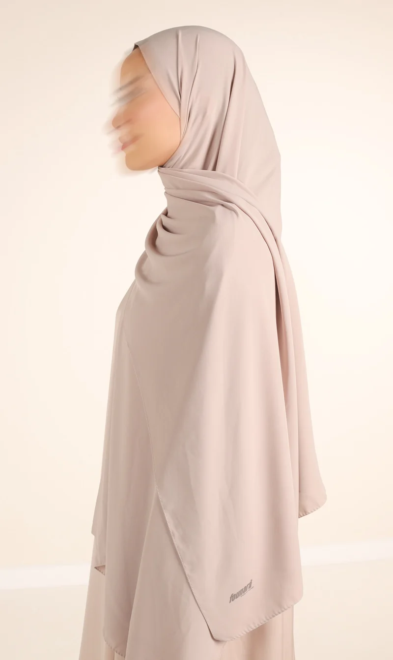 Perlenschal 70*200 Founara - Creme