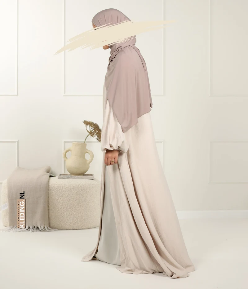 Noora Kimono Puffärmel Creme