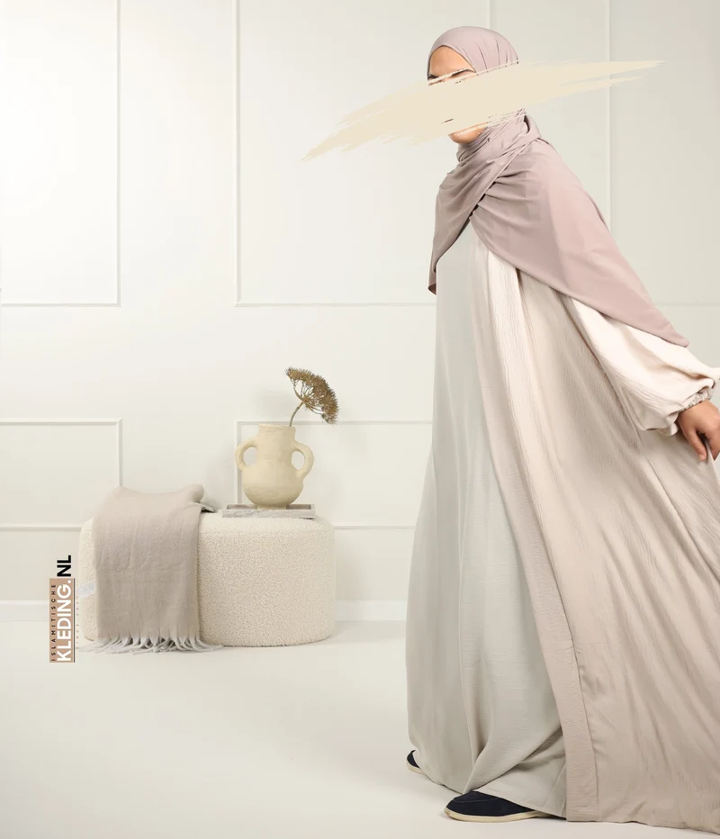 Noora Kimono Puffärmel Creme