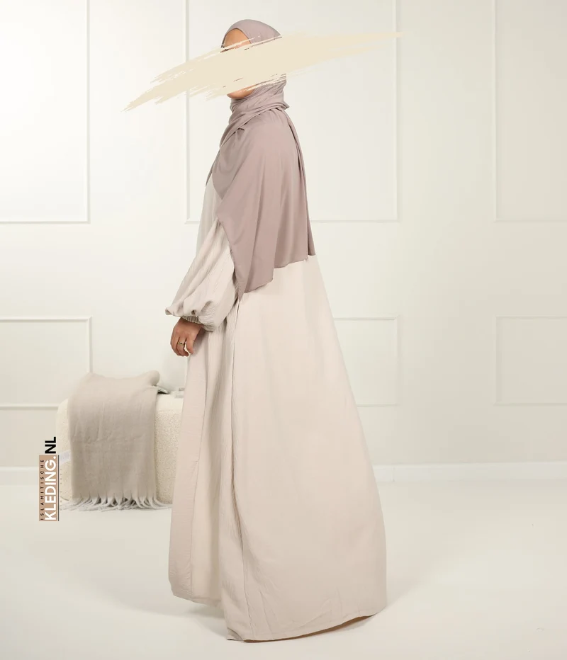 Noora Kimono Puffärmel Creme