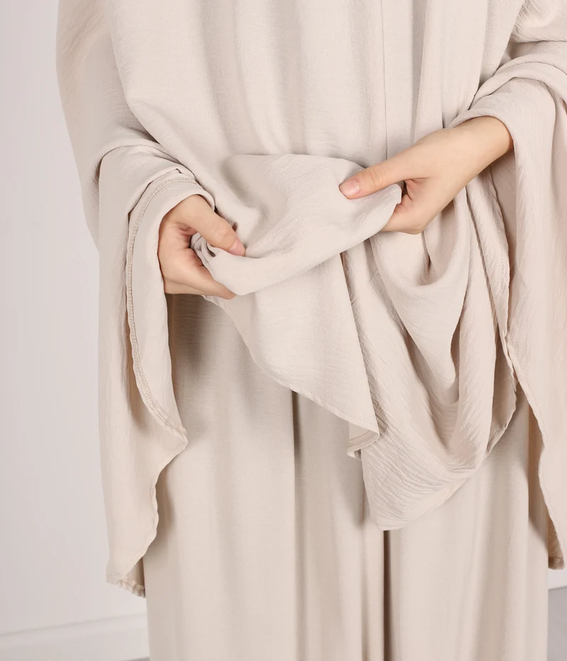 Knie Khimar mit Rock Set JAZZ - Creme