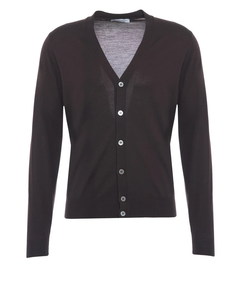 Cardigan con scollo a v