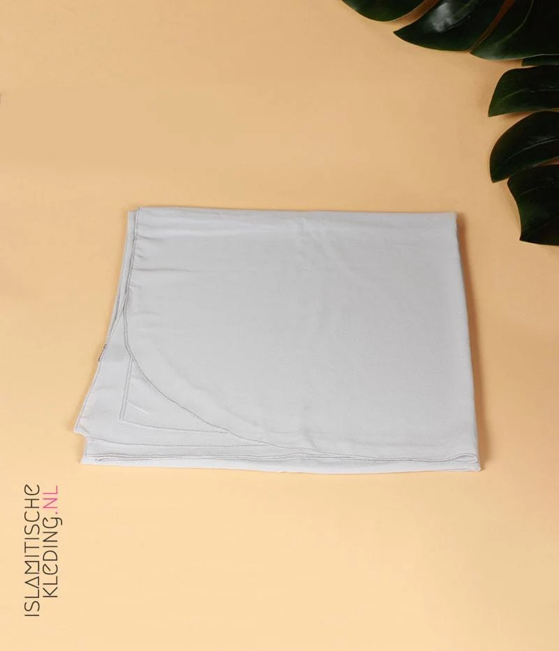 Hijab 150cm Oval - Hellgrau