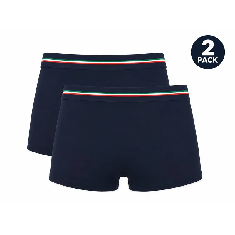 Aeronautica Militare Herren Boxershorts aus blauer Baumwolle