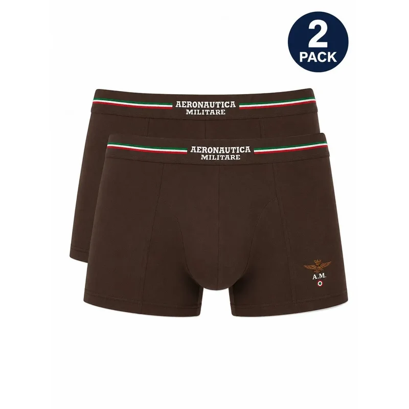 Aeronautica Militare Herren Boxershorts aus blauer Baumwolle