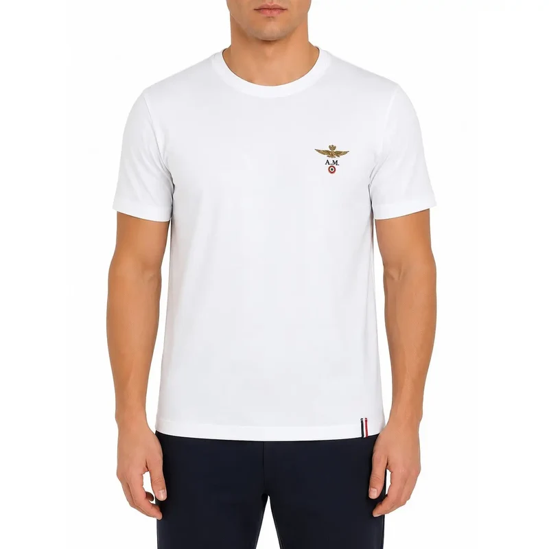 Aeronautica Militare Herren Baumwollunterwäsche Weiß