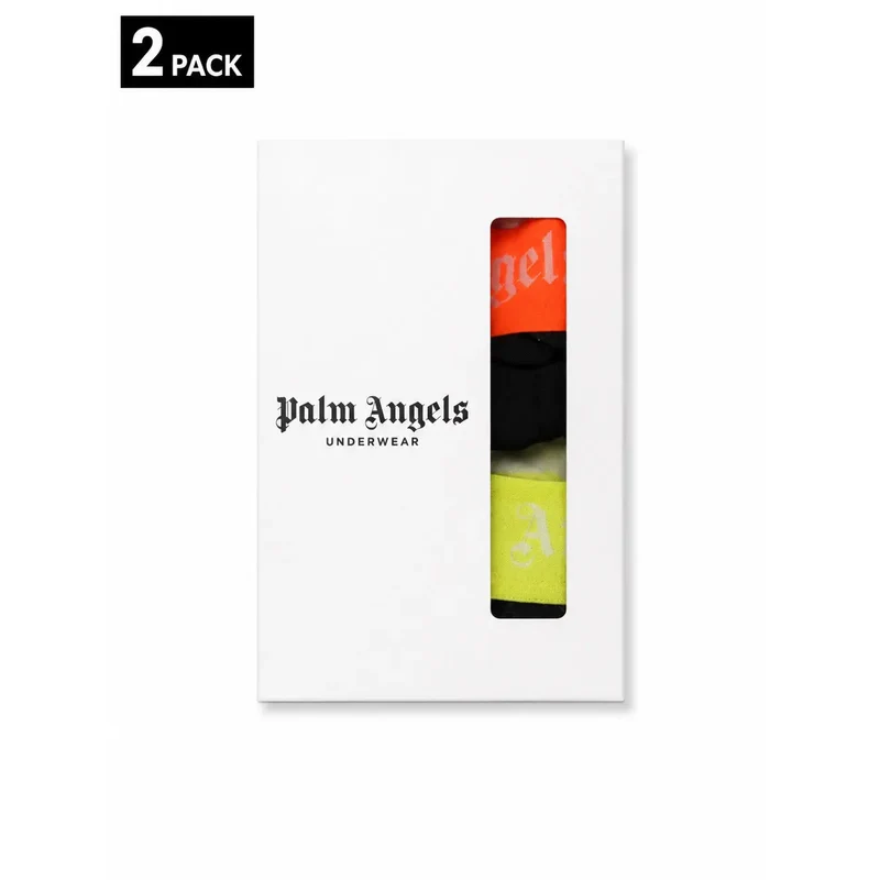 Palm Angels Herren Baumwollunterwäsche Schwarz Elastische
