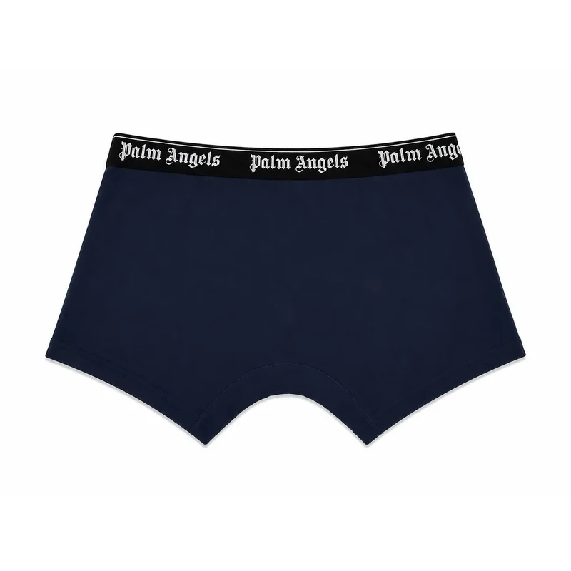 Palm Angels Herrenunterwäsche, blau, Baumwollstretch