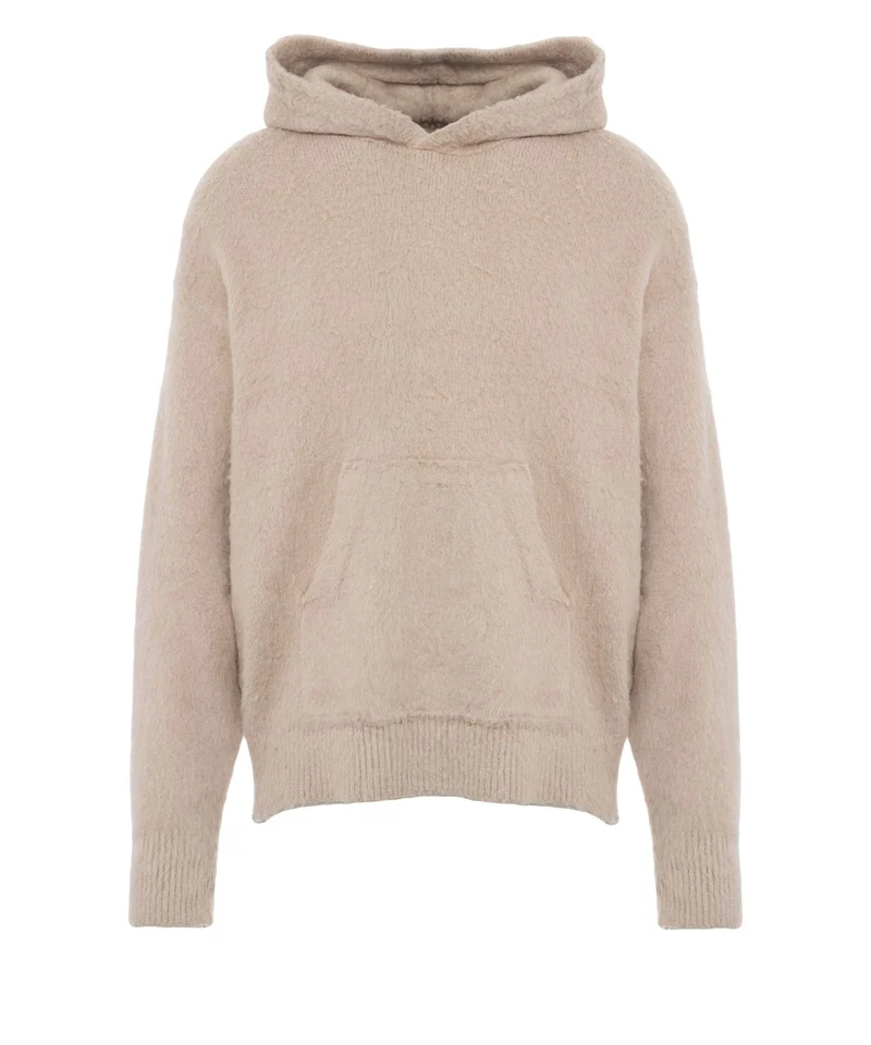 Hoodie con tasca a marsupio