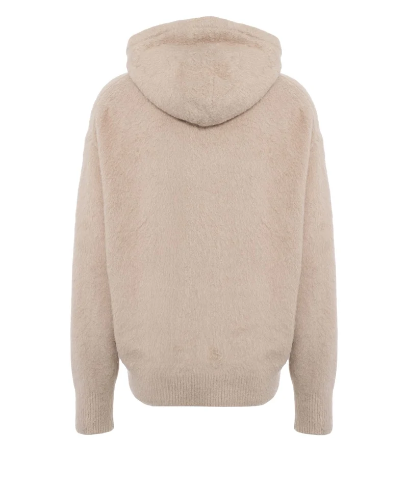 Hoodie con tasca a marsupio