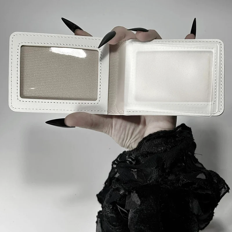 Unisex Gothic Totenkopf-Engel-bedruckte Kartentasche