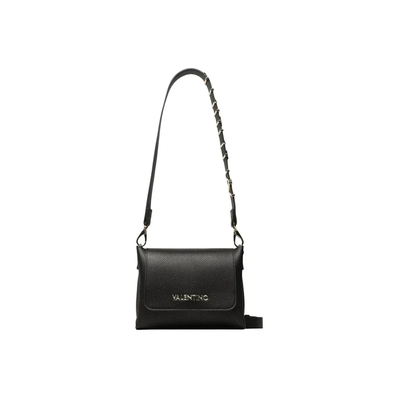 Valentino Damen-Umhängetasche, schwarz, Polyurethan, 19 cm breit