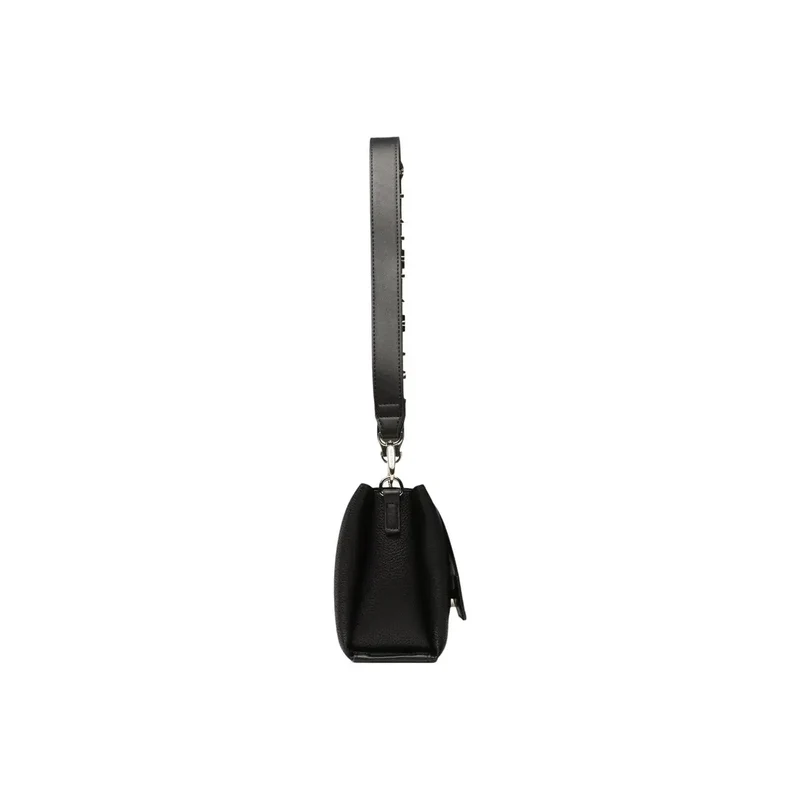 Valentino Damen-Umhängetasche, schwarz, Polyurethan, 19 cm breit